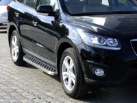 Running Boards suitable for Hyundai Santa Fe 2006-2012 Hitit chrome with T&Uuml;V