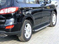 Running Boards suitable for Hyundai Santa Fe 2006-2012 Hitit chrome with T&Uuml;V