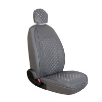 Seat covers for Ssangyong Musso from 2018 in dark grey model New York