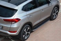 Running Boards suitable for Hyundai Tucson 2015-2018 Hitit chrome with T&Uuml;V