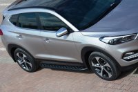 Running Boards suitable for Hyundai Tucson 2015-2018 Hitit black with T&Uuml;V