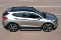 Trittbretter passend f&uuml;r Hyundai Tucson 2015-2018 Ares Chrom mit T&Uuml;V