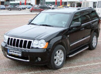 Running Boards suitable for Jeep Grand Cherokee Type WH 2005-2010 Hitit chrome T&Uuml;V