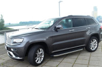 Running Boards suitable for Jeep Grand Cherokee Type WK from 2010 Hitit chrome with T&Uuml;V