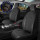 Seat covers for Suzuki Grand Vitara from 2005 bis 2015 in black model New York