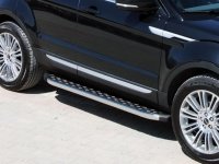 Running Boards suitable for Range Rover Evoque 2011-2014 Hitit chrome with T&Uuml;V