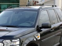 Dachreling passend f&uuml;r Land Rover Freelander 2 Bj. 2007-2015 Alu Schwarz