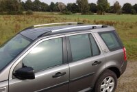 Roof Rails suitable for Freelander 2 from 2007 - 2015 aluminum high gloss polished