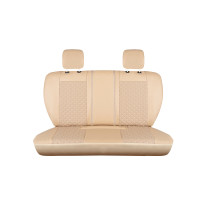 Seat covers for Volkswagen Amarok from 2010 in beige model New York