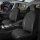 Sitzbez&uuml;ge passend f&uuml;r VW Caddy und Maxi ab 2007 in Schwarz Set New York