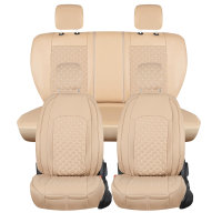 Seat covers for Volkswagen Tiguan from 2007 in beige model New York