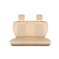 Seat covers for Volkswagen Touareg from 2002 in beige model New York