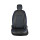 Seat covers for Volvo S60 from 2000 in black blue model New York