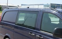 Roof Rails suitable for Mercedes Vito Viano compact from 2004 - 2014 aluminum high gloss polished