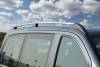 Roof Rails suitable for Mercedes Vito Viano Extralang from 2004 - 2014 aluminium high gloss polished