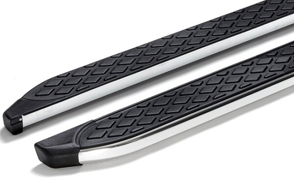 Running Boards suitable for Mercedes Benz Citan long  2012-2021 Hitit chrome with T&Uuml;V