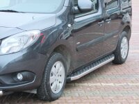 Running Boards suitable for Mercedes Benz Citan long  2012-2021 Hitit chrome with T&Uuml;V
