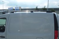 Roof Rails suitable for Mercedes Citan Extra long from 2012 aluminium black