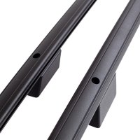 Roof Rails suitable for Mercedes Citan Extra long from 2012 aluminium black