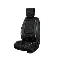 Seat covers for Audi Q5 from 2008 in black white model Dubai