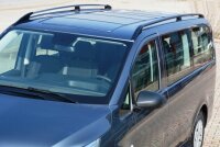 Dachreling passend f&uuml;r Mercedes V-Klasse Kompakt ab Bj. 2014 Alu Schwarz