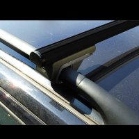 Dachtr&auml;ger passend f&uuml;r Mercedes V-Klasse Vito Viano Bj. 2003-2016 Aluminium Schwarz 140 cm