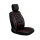 Seat covers for BMW 6er Gran Coupe from 2012 in black red model Dubai