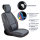 Seat covers for BMW X1 from 2009 in dark grey model Dubai