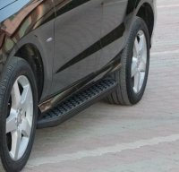 Running Boards suitable for Mercedes Benz GL 2012-2015 Hitit black with T&Uuml;V
