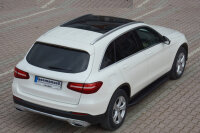 Trittbretter passend f&uuml;r Mercedes-Benz GLC  Bj 2015-2022  Ares Schwarz mit ABE