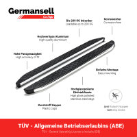 Running Boards suitable for Mercedes-Benz GLE Coupe 2015-2018 Hitit chrome with T&Uuml;V