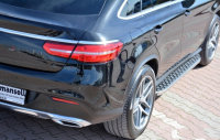 Running Boards suitable for Mercedes-Benz GLE Coupe 2015-2018 Hitit chrome with T&Uuml;V