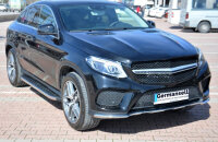 Trittbretter passend f&uuml;r Mercedes-Benz GLE Coupe 2015-2018 Hitit Chrom mit ABE