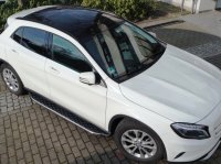 Running Boards suitable for Mercedes-Benz GLA from 2013 Hitit chrome with T&Uuml;V