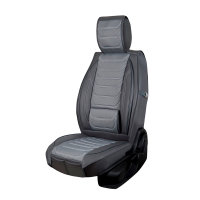 Seat covers for Dacia Duster from 2010 in dark grey model Dubai
