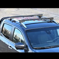 Roof racks Nissan Qashqai from year of construction 2007 compact SUV made of aluminum in black 130cm