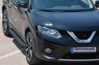 Trittbretter passend f&uuml;r Nissan X-Trail Bj 2014-2022  Hitit Schwarz mit ABE
