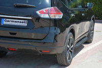 Running Boards suitable for Nissan X-Trail from 2014 Hitit black with T&Uuml;V
