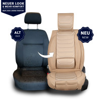 Seat covers for Fiat Doblo from 2001 in beige model Dubai