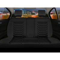 Seat covers for Fiat Fullback from 2017 in black white model Dubai