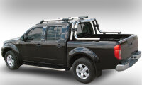 Running Boards suitable for Nissan Navara D40 2005-2015 Hitit chrome with T&Uuml;V