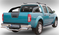 Running Boards suitable for Nissan Navara D40 2005-2015 Hitit chrome with T&Uuml;V