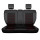 Seat covers for Ford C MAX from 2003 in black red model Dubai