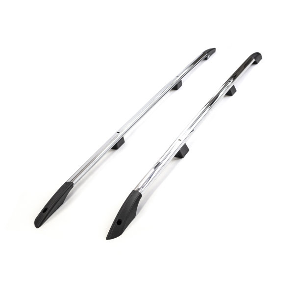 Roof Rails suitable for Nissan Primastar L1-H1 from 2002 - 2013 aluminum high gloss polished