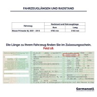 Dachreling passend f&uuml;r Nissan Primastar L1-H1 Bj. 2002-2013 Alu Hochglanz