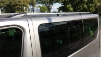 Roof Rails suitable for Nissan NV 300 L2-H1 from 2016 aluminum high gloss polished