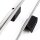 Roof Rails suitable for Nissan Primastar L2-H1 from 2002 - 2013 aluminum high gloss polished