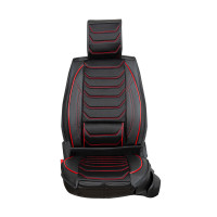 Seat covers for Hyundai Grand Santa Fe from 2012 in black red model Dubai