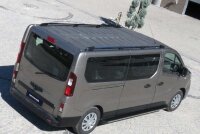 Dachreling passend f&uuml;r Opel Vivaro L1-H1 Bj. 2014-2019 Alu Schwarz