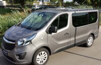 Dachreling passend f&uuml;r Opel Vivaro L2-H1 Bj. 2014-2019 Alu Hochglanz